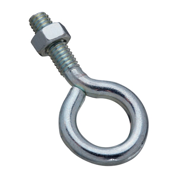 National Hardware National Hardware 5/16 in. X 2-1/2 in. L Zinc-Plated Steel Eyebolt Nut Included N221-150 - main